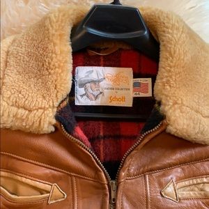 Vintage Schott NYC Kenny Rogers Leather Jacket